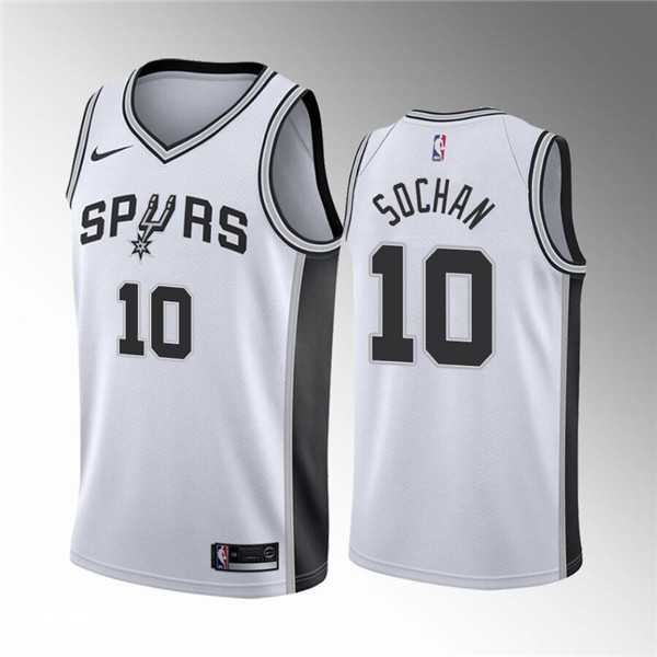 San Antonio Spurs #10 Jeremy Sochan White Association Edition Stitched Jersey Dzhi,We sell and wholesale San Antonio Spurs #10 Jeremy Sochan White Association Edition Stitched Jersey Dzhi on line form chian!